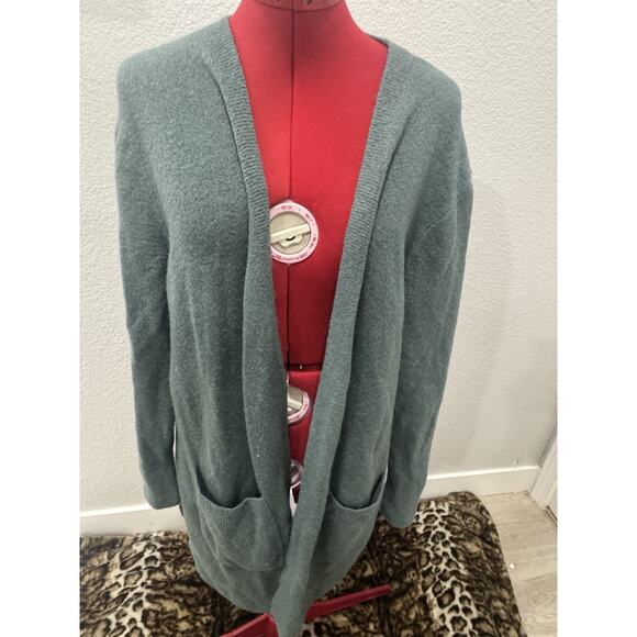 Madewell long Cardigan Sweater Duster with Pockets Open Front Cozy - Picture 1 of 7